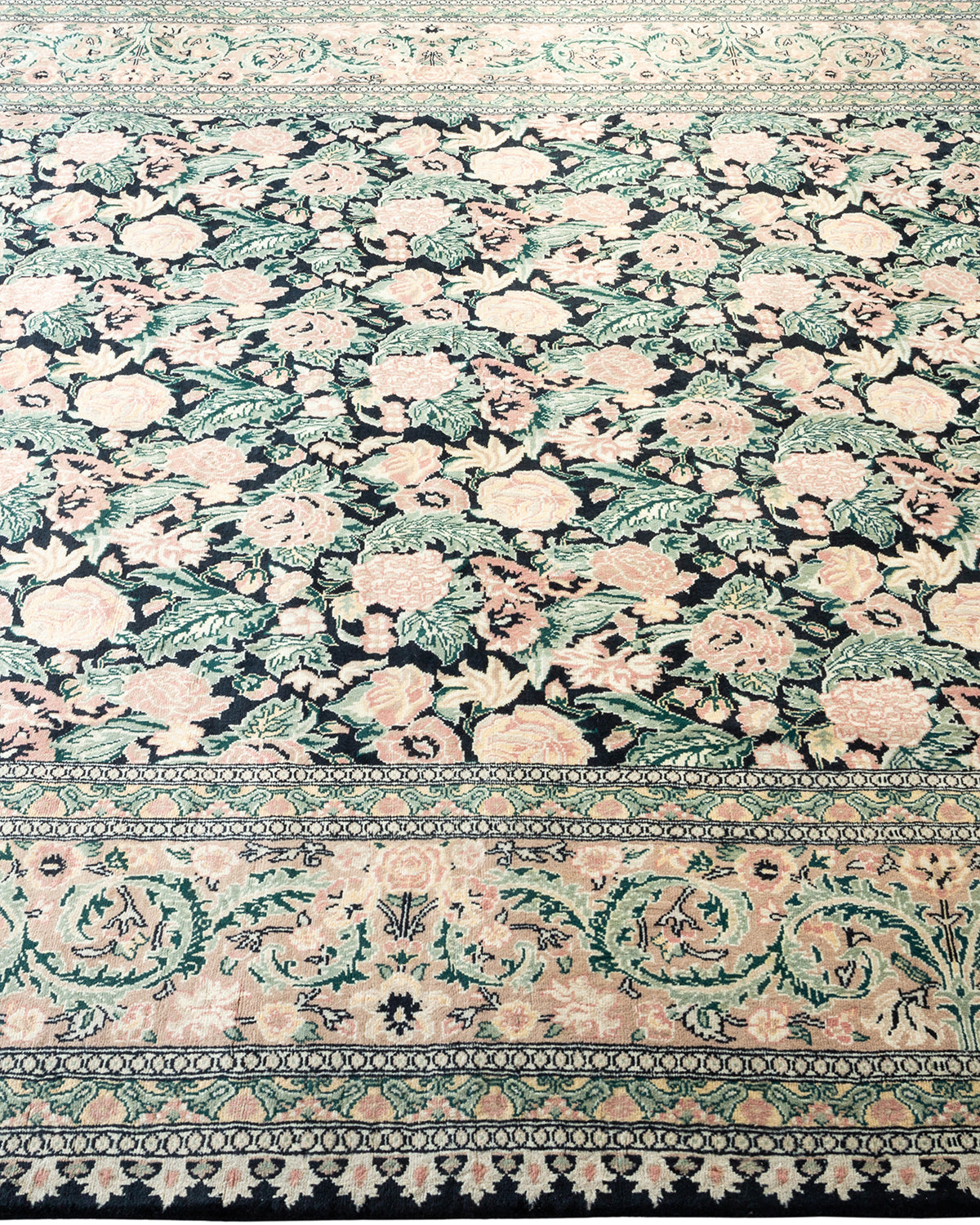 Mogul, One-of-a-Kind Hand-Knotted Area Rug - Black, 6' 1" x 9' 5"