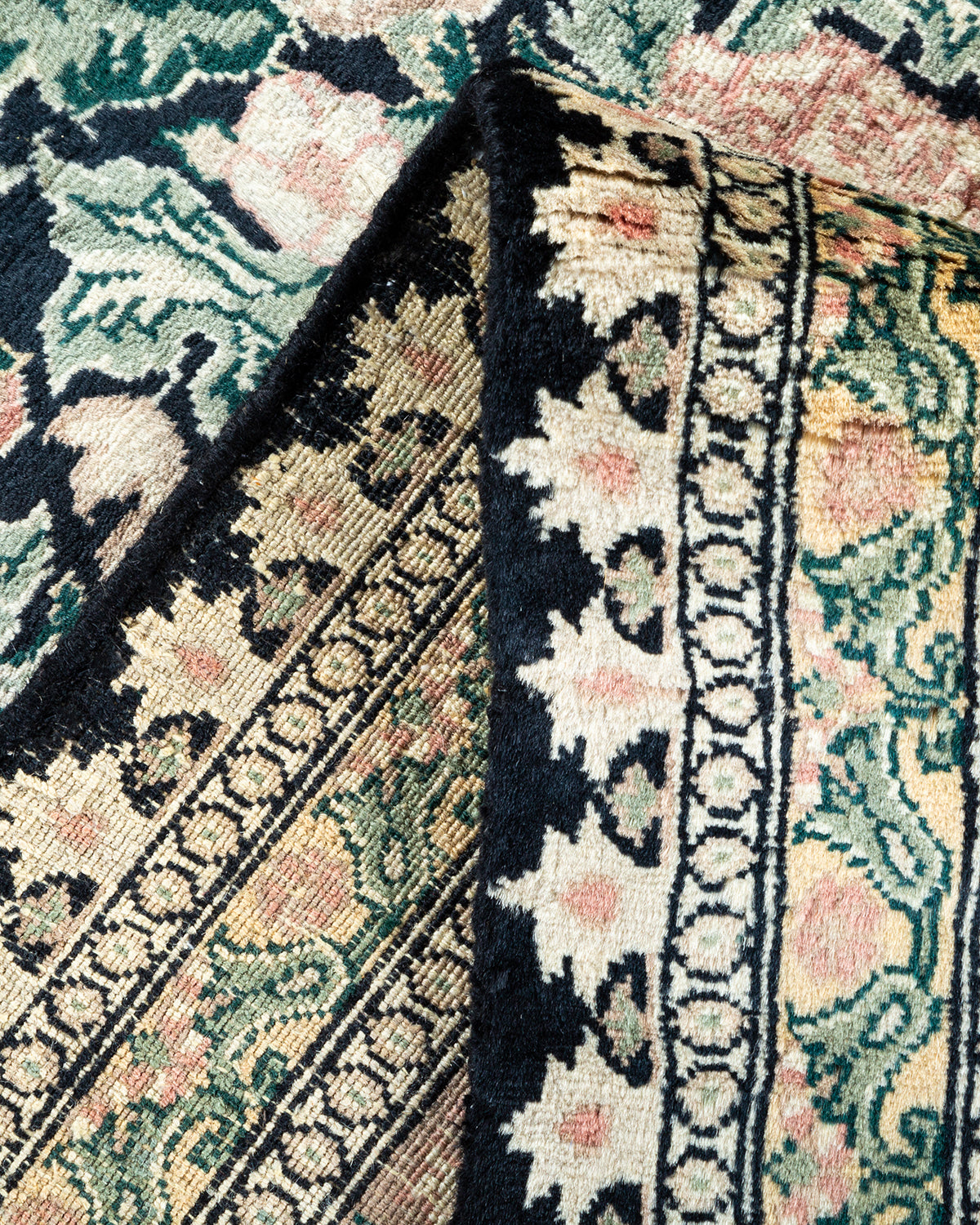 Mogul, One-of-a-Kind Hand-Knotted Area Rug - Black, 6' 1" x 9' 5"