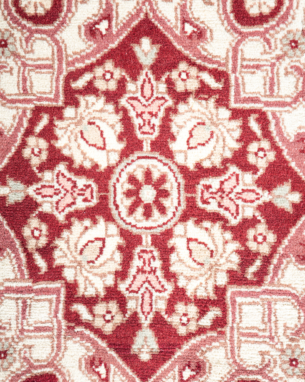 Mogul, One-of-a-Kind Handmade Area Rug - Ivory, 6' 2" x 9' 4"