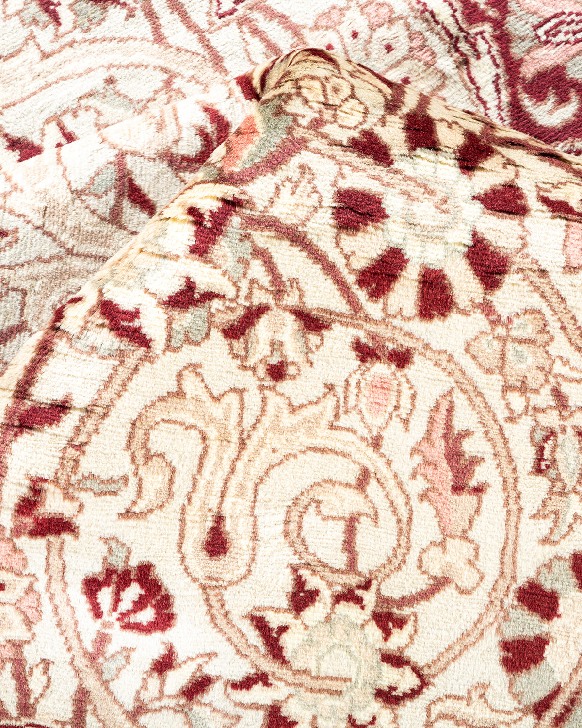 Mogul, One-of-a-Kind Handmade Area Rug - Ivory, 6' 2" x 9' 4"