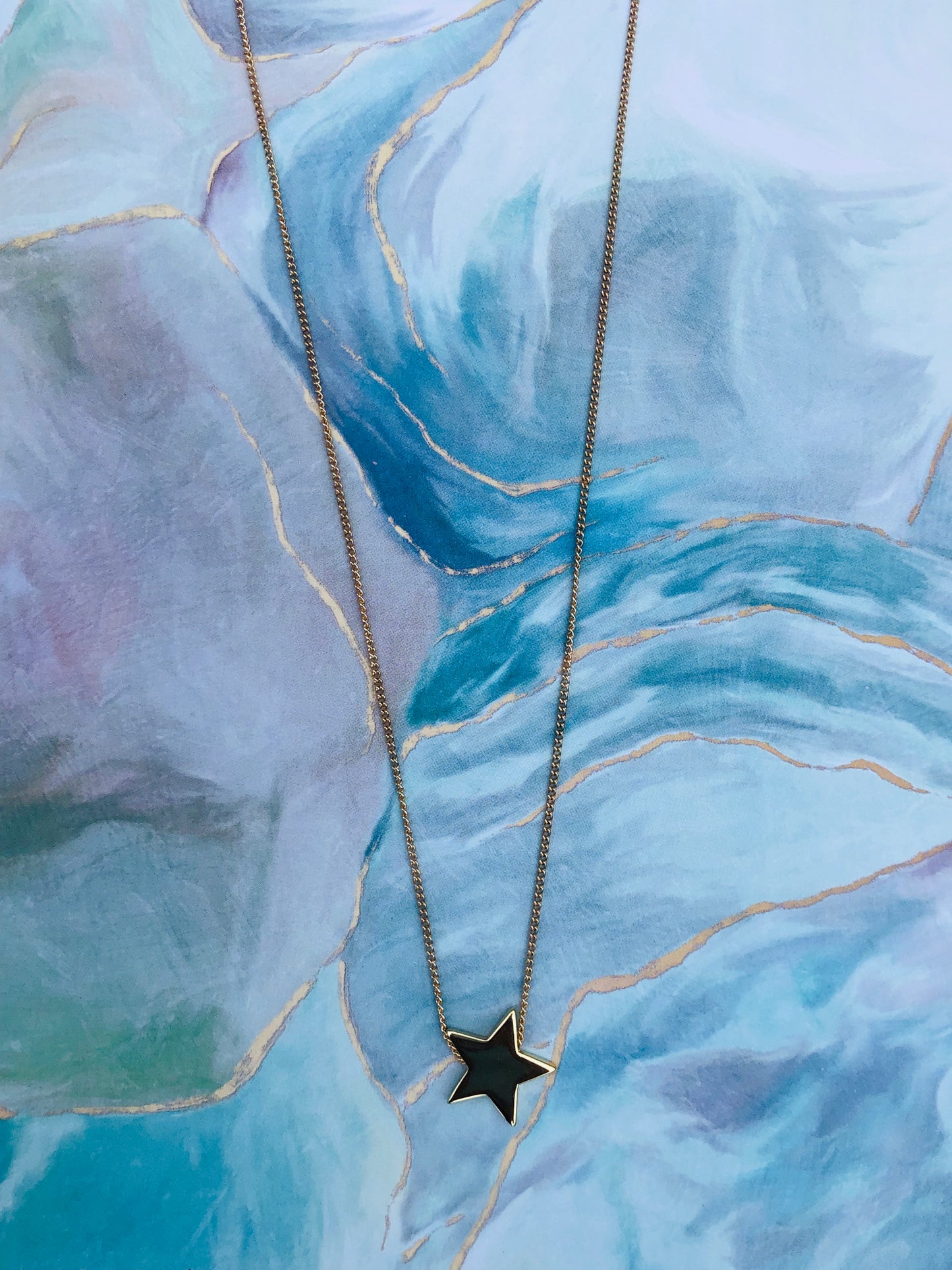 Reagan Gold Star Necklace