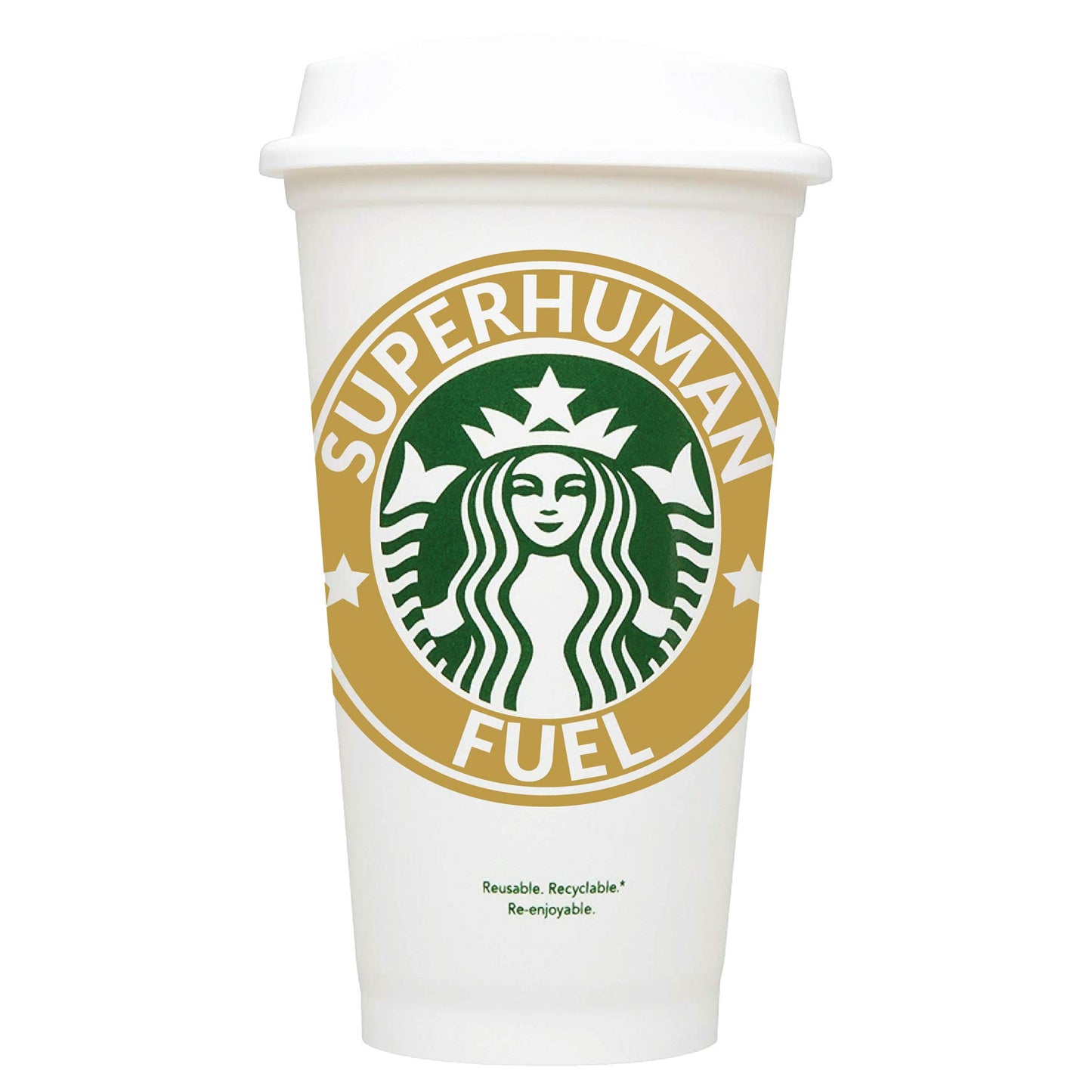 Superhuman Fuel Starbucks Hot Cup