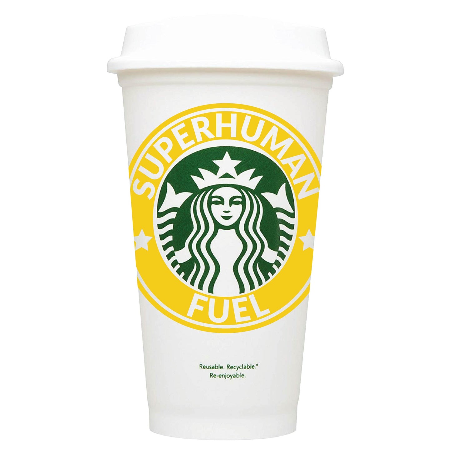 Superhuman Fuel Starbucks Hot Cup