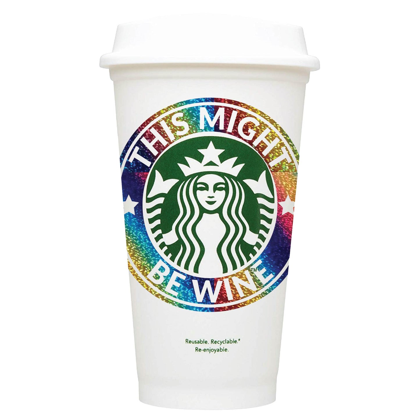 This Might Be Wine Starbucks Hot Cup