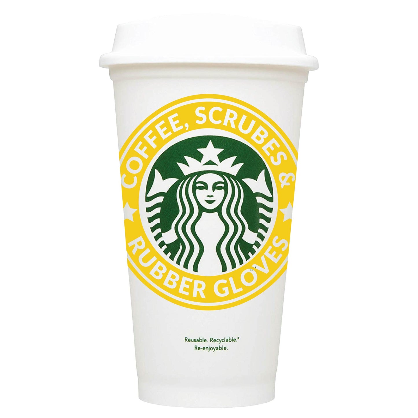 Coffee, Scrubs & Rubber Gloves Starbucks Hot Cup