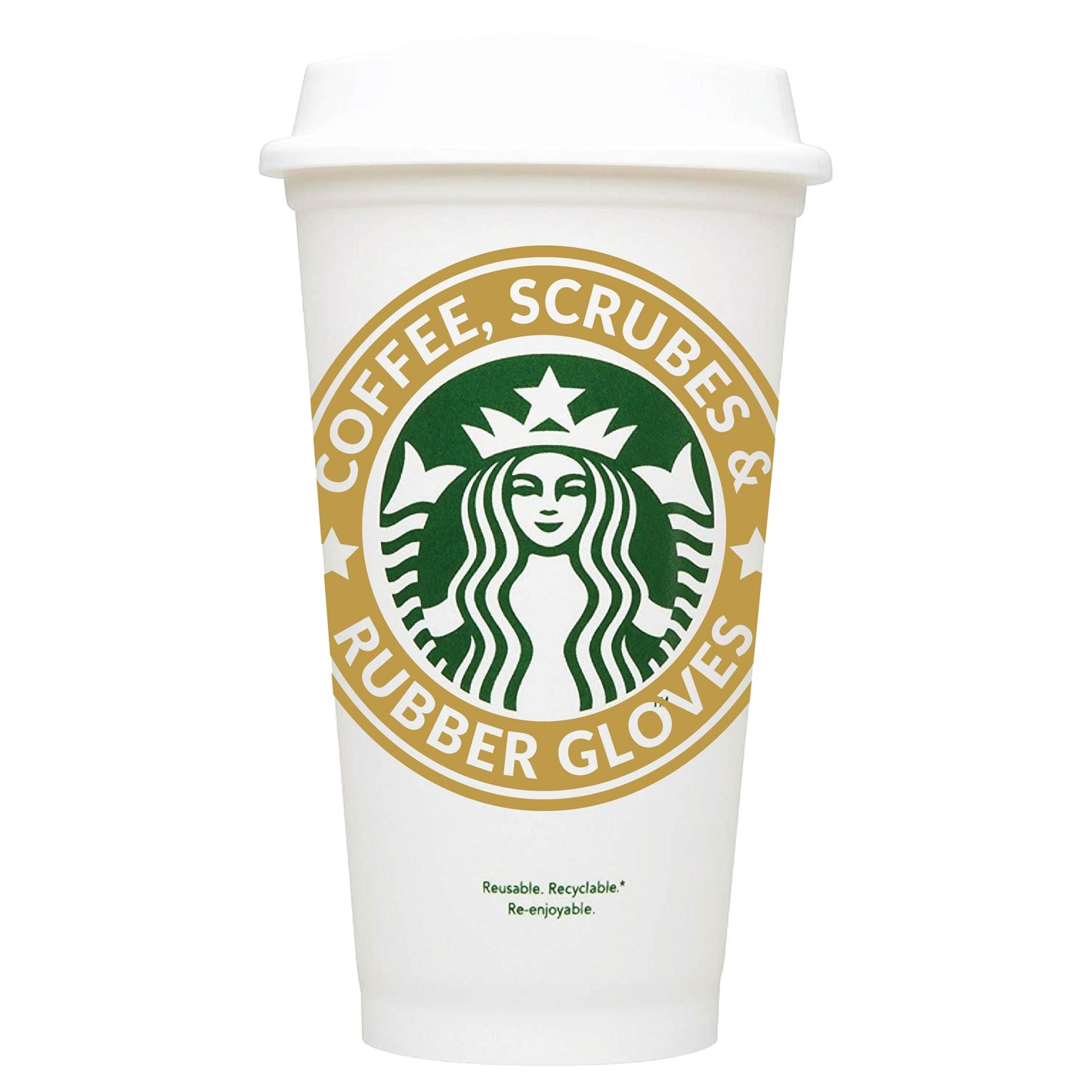Coffee, Scrubs & Rubber Gloves Starbucks Hot Cup