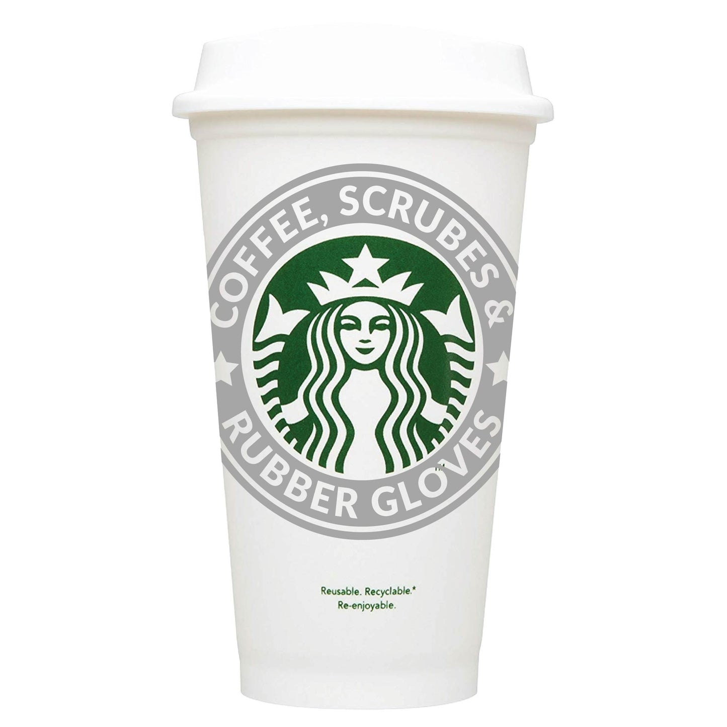 Coffee, Scrubs & Rubber Gloves Starbucks Hot Cup