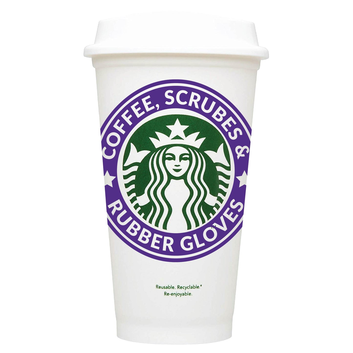 Coffee, Scrubs & Rubber Gloves Starbucks Hot Cup