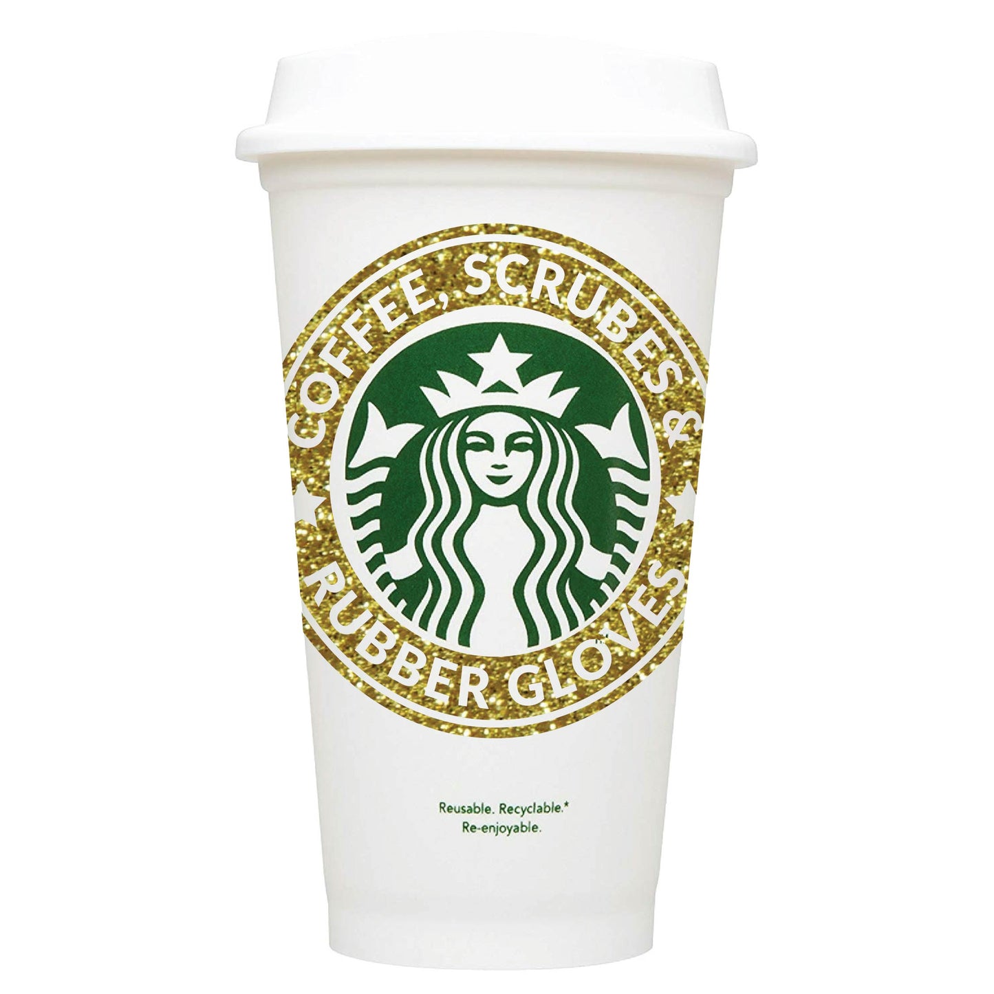 Coffee, Scrubs & Rubber Gloves Starbucks Hot Cup
