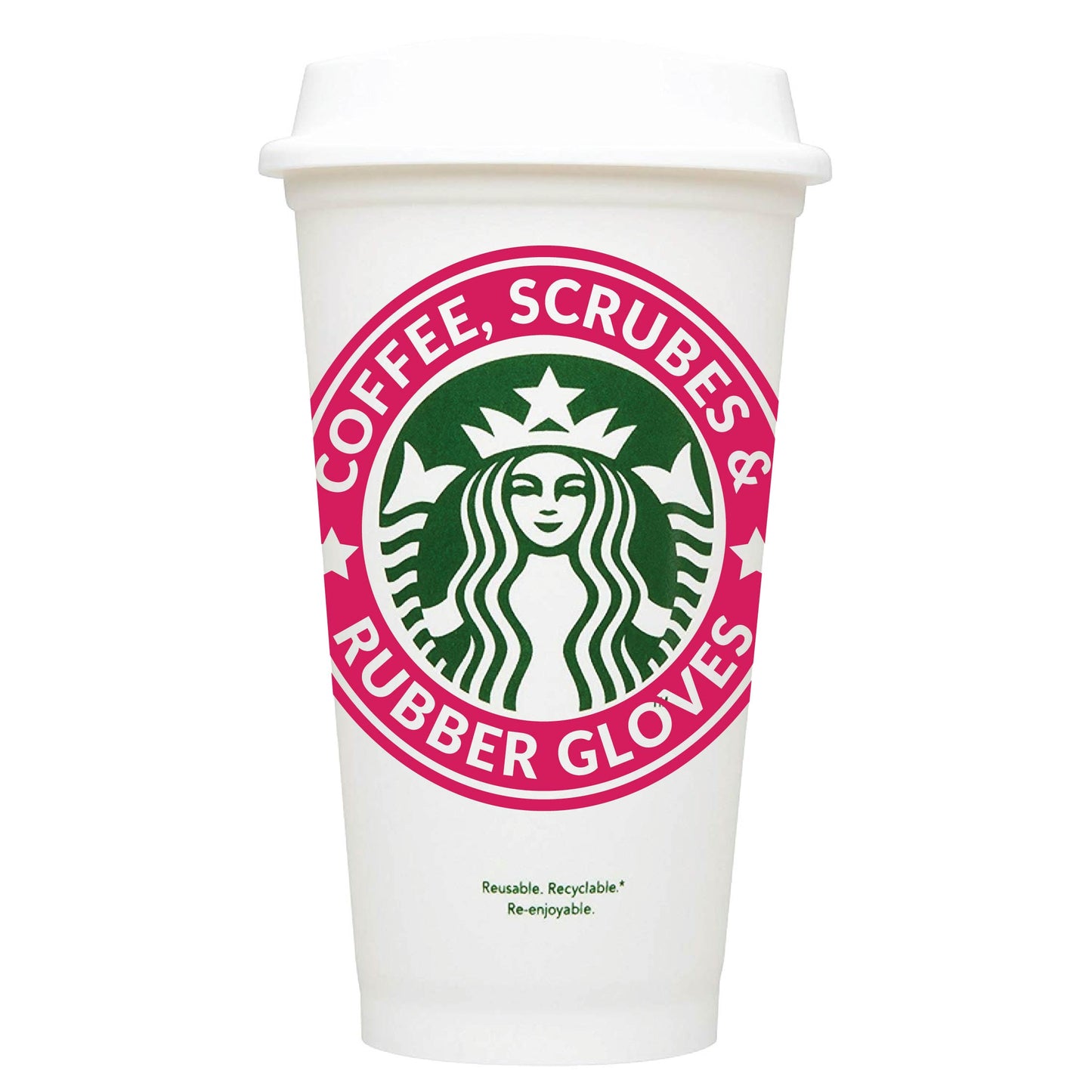 Coffee, Scrubs & Rubber Gloves Starbucks Hot Cup