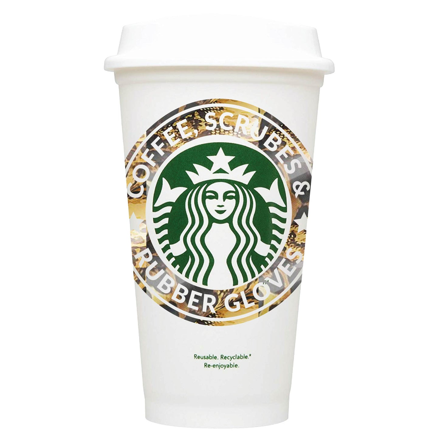 Coffee, Scrubs & Rubber Gloves Starbucks Hot Cup