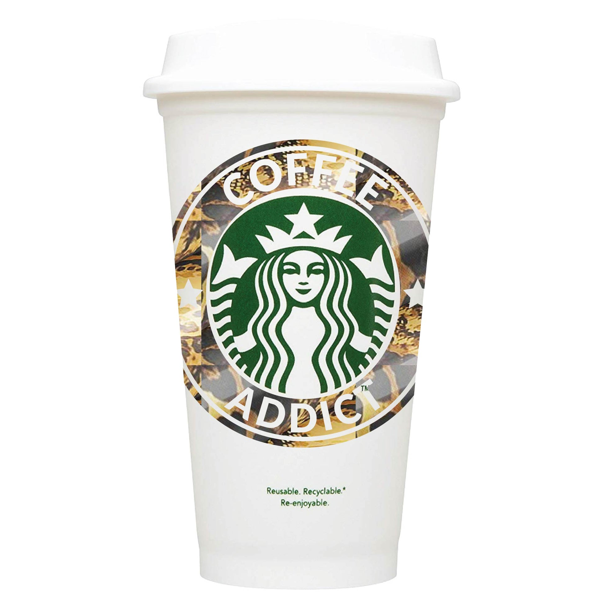 Coffee Addict Starbucks Hot Cup – Gazillionaire Girl Gang