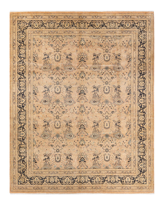 Mogul, One-of-a-Kind Handmade Area Rug  - Beige, 8' 1" x 10' 2"