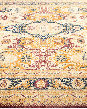 Mogul, One-of-a-Kind Handmade Area Rug  - Red, 8' 1" x 10' 0"