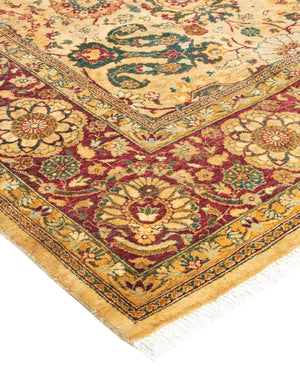 Mogul, One-of-a-Kind Handmade Area Rug  - Yellow, 6' 1" x 8' 10"