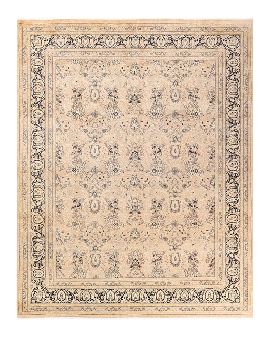 Mogul, One-of-a-Kind Hand-Knotted Area Rug  - Beige, 8' 1" x 10' 3"