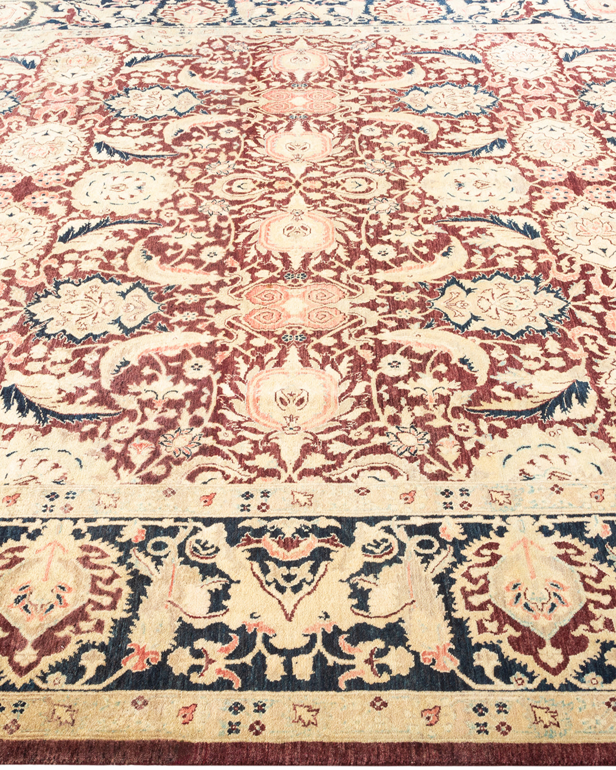 Mogul, One-of-a-Kind Hand-Knotted Area Rug  - Red, 8' 1" x 9' 10"