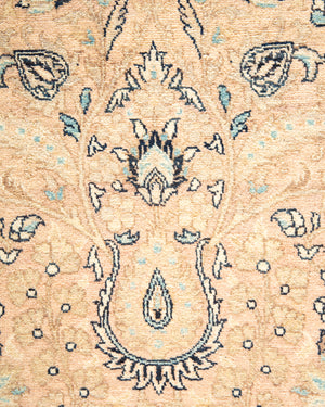 Mogul, One-of-a-Kind Hand-Knotted Area Rug  - Beige, 6' 1" x 8' 9"