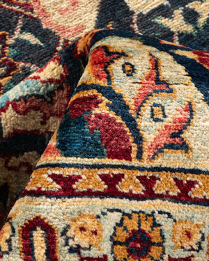Mogul, One-of-a-Kind Hand-Knotted Area Rug  - Blue, 8' 1" x 10' 7"