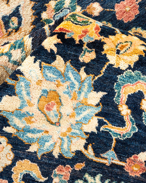 Mogul, One-of-a-Kind Hand-Knotted Area Rug  - Blue,  6' 1" x 8' 10"