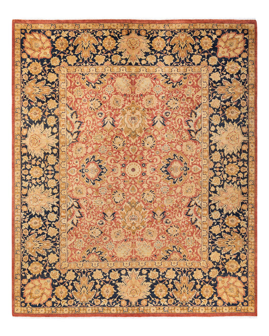 Mogul, One-of-a-Kind Hand-Knotted Area Rug  - Orange, 8' 1" x 9' 7"