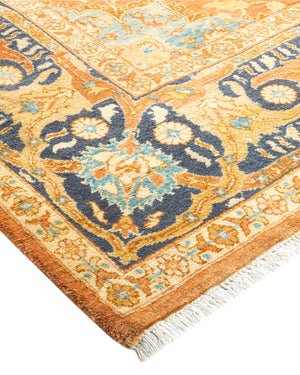 Mogul, One-of-a-Kind Hand-Knotted Area Rug  - Brown, 6' 1" x 9' 0"