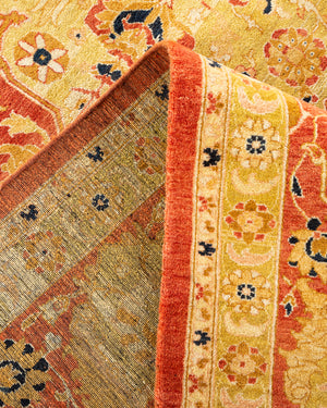 Mogul, One-of-a-Kind Handmade Area Rug  - Orange, 8' 1" x 10' 2"