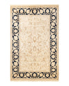 Eclectic, One-of-a-Kind Hand-Knotted Area Rug  - Ivory, 6' 1" x 9' 4"