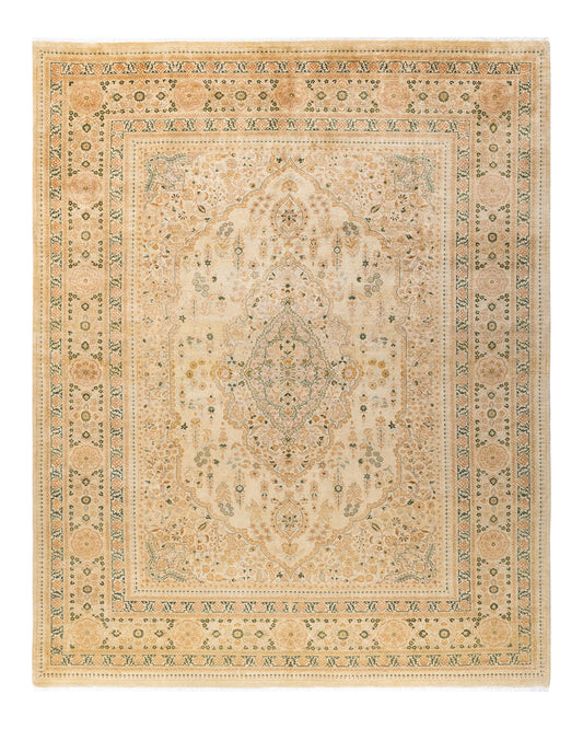 Mogul, One-of-a-Kind Hand-Knotted Area Rug  - Ivory, 9' 1" x 11' 5"