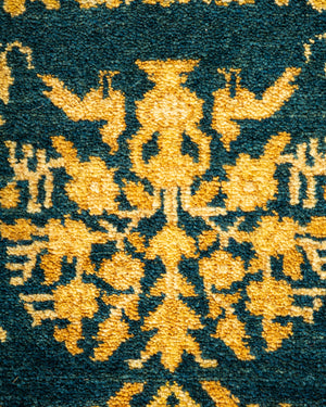 Mogul, One-of-a-Kind Hand-Knotted Area Rug  - Green, 8' 2" x 10' 2"