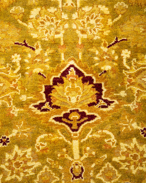 Mogul, One-of-a-Kind Hand-Knotted Area Rug  - Green, 6' 3" x 9' 1"