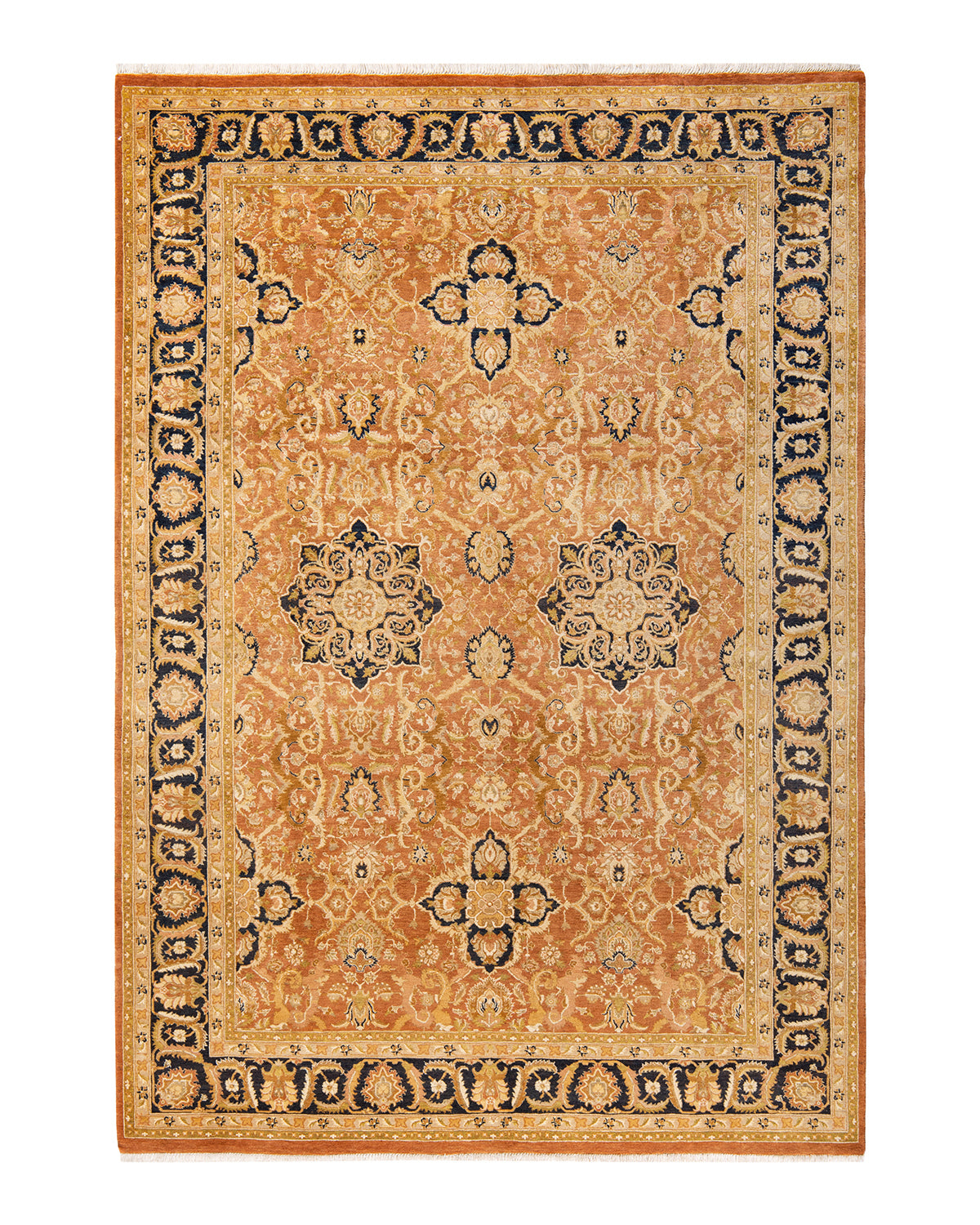 Mogul, One-of-a-Kind Hand-Knotted Area Rug  - Brown, 6' 1" x 8' 10"