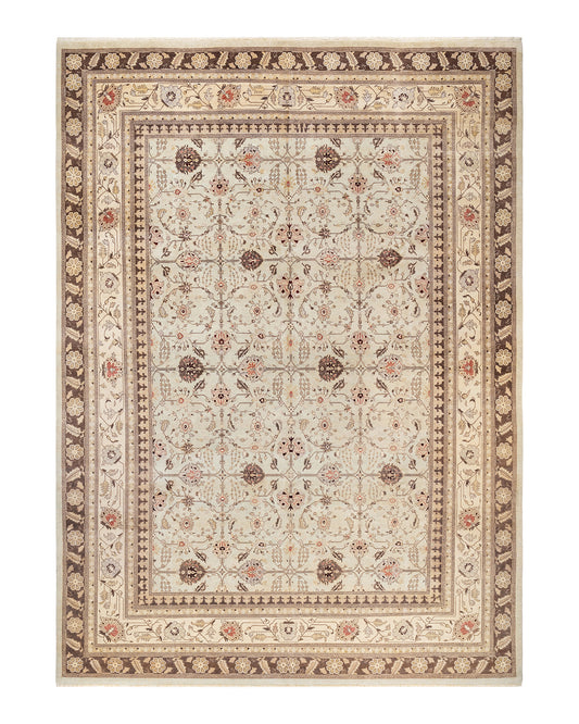 Mogul, One-of-a-Kind Hand-Knotted Area Rug  - Ivory, 9' 10" x 13' 10"