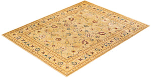 Mogul, One-of-a-Kind Hand-Knotted Area Rug  - Ivory, 9' 1" x 11' 9"