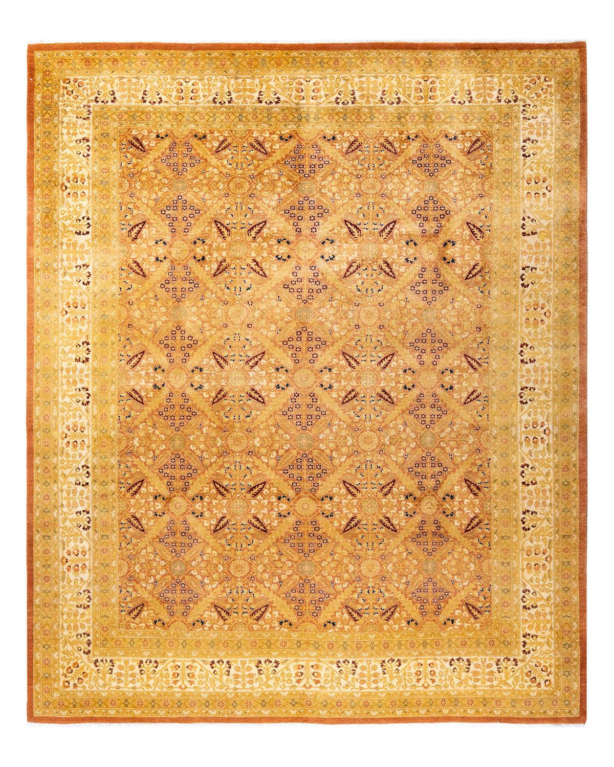 Mogul, One-of-a-Kind Hand-Knotted Area Rug  - Brown, 8' 3" x 9' 10"