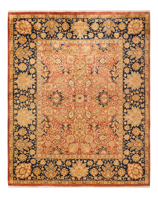 Mogul, One-of-a-Kind Hand-Knotted Area Rug  - Orange, 8' 0" x 10' 0"