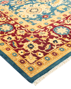 Mogul, One-of-a-Kind Hand-Knotted Area Rug  - Blue, 6' 1" x 8' 10"