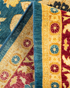 Mogul, One-of-a-Kind Hand-Knotted Area Rug  - Blue, 6' 1" x 8' 10"