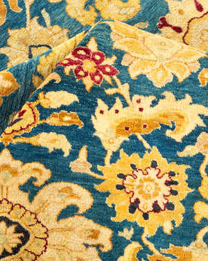Mogul, One-of-a-Kind Hand-Knotted Area Rug  - Blue, 6' 1" x 8' 10"