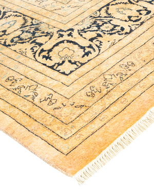 Mogul, One-of-a-Kind Hand-Knotted Area Rug  - Beige,  9' 3" x 12' 1"