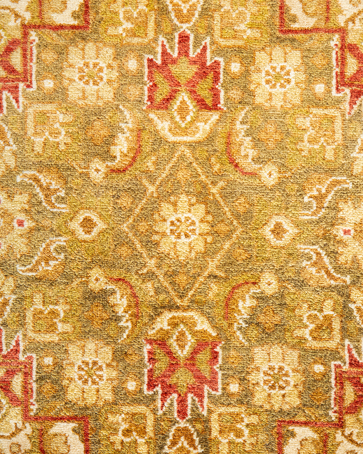 Mogul, One-of-a-Kind Hand-Knotted Area Rug  - Yellow, 8' 1" x 10' 1"