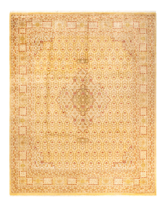 Mogul, One-of-a-Kind Hand-Knotted Area Rug  - Yellow, 8' 1" x 10' 1"