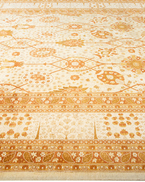 Mogul, One-of-a-Kind Hand-Knotted Area Rug  - Ivory, 8' 2" x 10' 4"