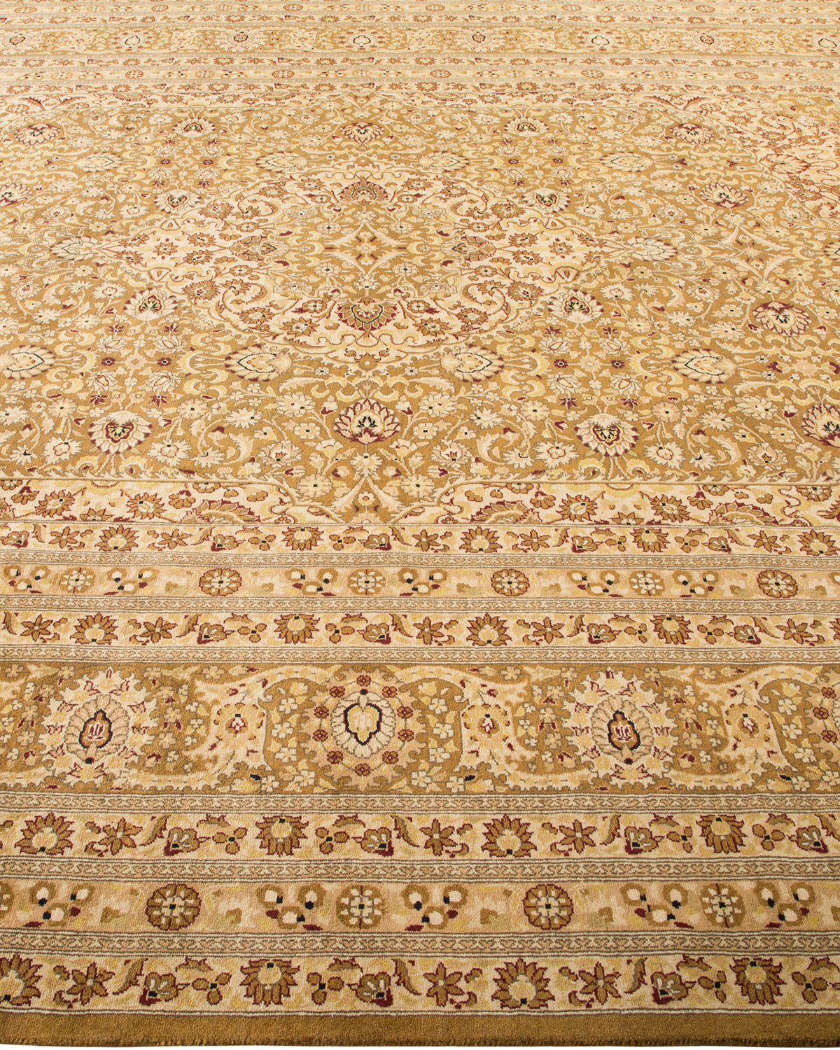 Mogul, One-of-a-Kind Hand-Knotted Area Rug  - Yellow,  7' 10" x 10' 4"