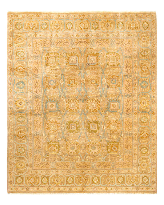 Mogul, One-of-a-Kind Hand-Knotted Area Rug  - Yellow, 8' 2" x 9' 8"