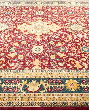 Mogul, One-of-a-Kind Hand-Knotted Area Rug  - Red, 8' 1" x 10' 2"