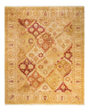 Eclectic, One-of-a-Kind Hand-Knotted Area Rug  - Ivory, 8' 4" x 10' 4"