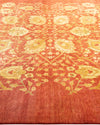 Eclectic, One-of-a-Kind Hand-Knotted Area Rug  - Orange,  7' 10" x 9' 10"