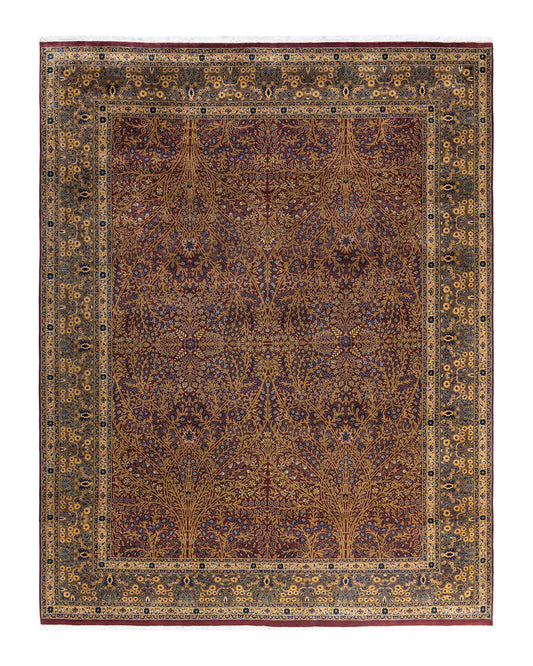 Mogul, One-of-a-Kind Hand-Knotted Area Rug  - Red,  8' 10" x 11' 7"