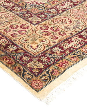 Mogul, One-of-a-Kind Hand-Knotted Area Rug  - Ivory,  8' 0" x 10' 1"